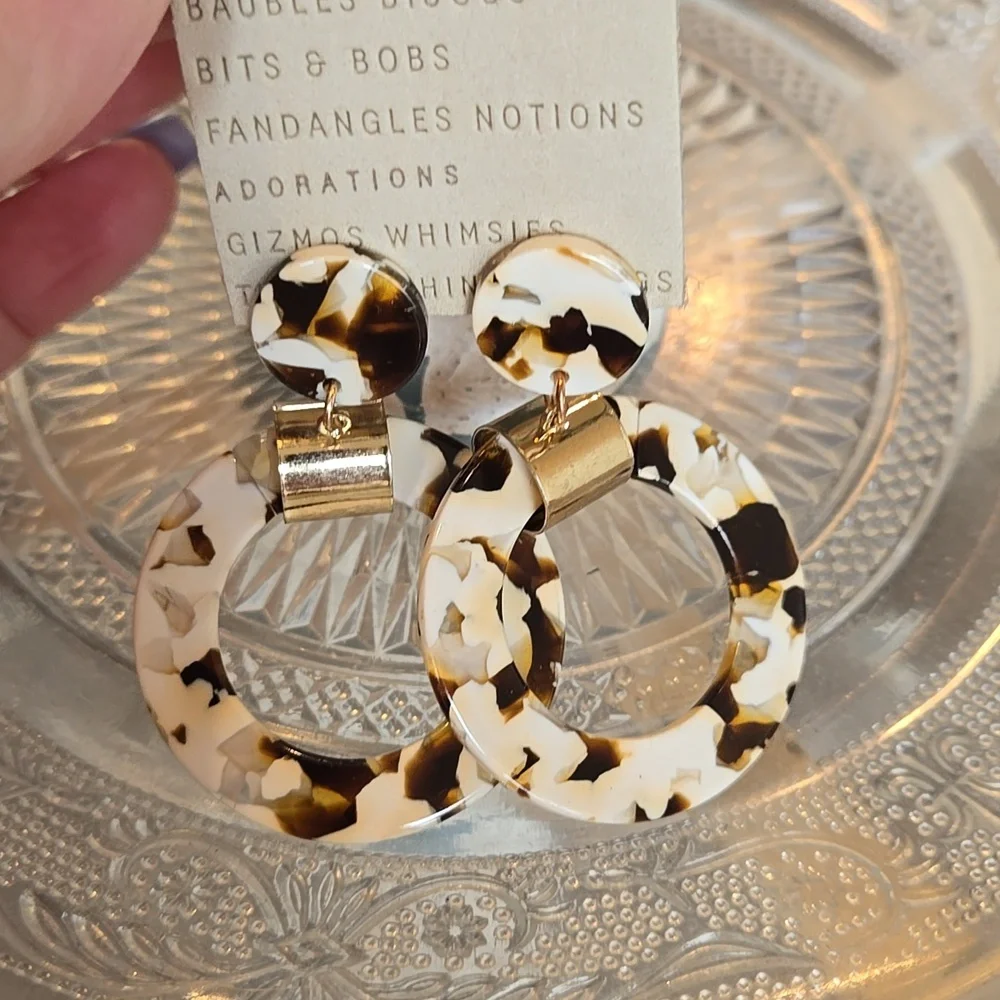 Anthropologie Circle Earrings